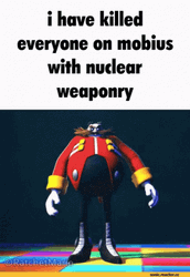 Crazy Doctor Eggman Meme GIF