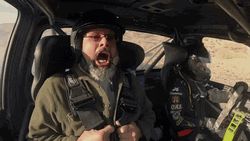 Crazy Driver And Shouting Passenger GIF