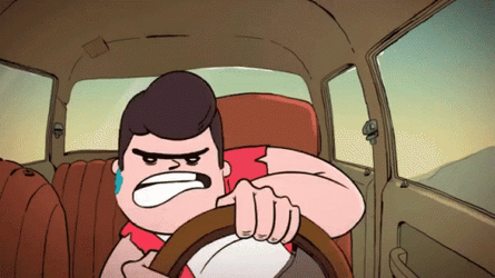 Crazy Driver Slug Riot GIF