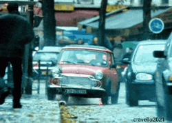 Crazy Driving Almost Hitting Someone GIF