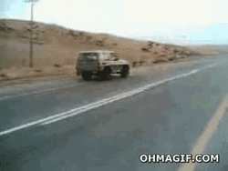 Crazy Driving Drifting On The Road GIF