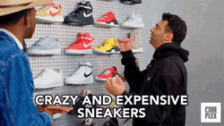 Crazy Expensive Sneaker Displays GIF