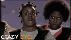 Crazy Eyes Orange Suzanne Shocked GIF