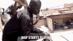 Crazy Guy Wap Dance GIF