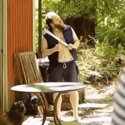 Crazy Hillbilly Kissing Survival Knife GIF