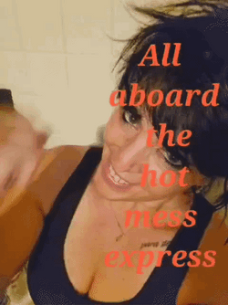 Crazy Hot Mess Express Train GIF