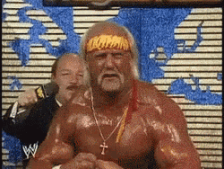 Crazy Hulk Hogan Brother Backstroke GIF