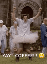 Crazy Jim Carrey Yay Meme Dance GIF