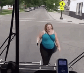 Crazy Karen Freaking Out Breaking Window GIF