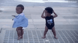 Crazy Kids Dancing On The Pavement GIF