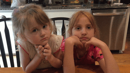 Crazy Kids Sitting In Table GIF