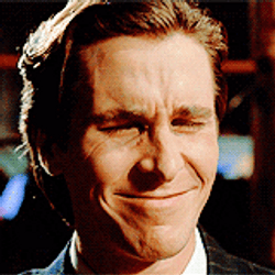 Crazy Laugh Christian Bale GIF