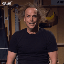 Crazy Laugh Lights Out David Spade GIF