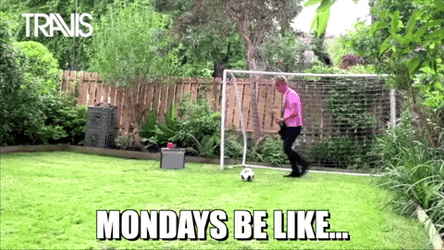 Crazy Monday Kick Ball GIF
