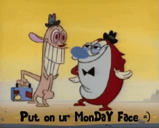 Crazy Monday Of Ren And Stimpy GIF