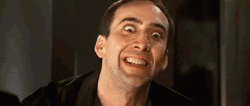 Crazy Nic Cage Looking Insane GIF