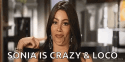 Crazy Person Sofia Vergara GIF
