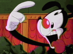 Crazy Person Yakko Warner GIF