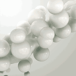 Cream Flowing 3d Abstract