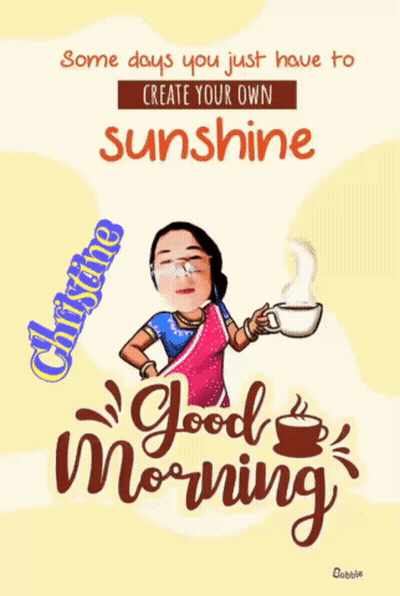 Create Your Own Sunshine Good Morning Greeting Card GIF