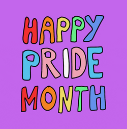 Creative Colorful Happy Pride Month GIF
