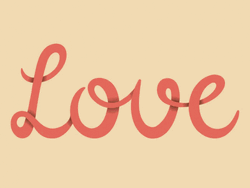 Creative Love Flash Typography
