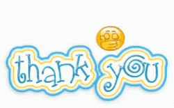 Creative Thank You Text With Blowing Kiss Emoji