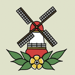 Creative Windmill Art GIF