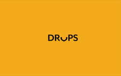 Creative Yellow Drops Typography