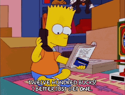 Credit Card Bart Simpson GIF