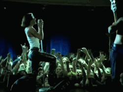 Creed Band Vocalist On ONe Knee Kneel GIF