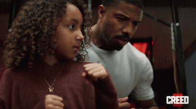Creed Movie Poster Man And Woman GIF