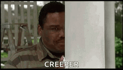 Creeper Stalking Behind Wall GIF