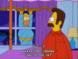 Creepin Homer Simpson GIF