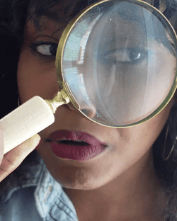 Creepin Using A Magnifying Glass GIF