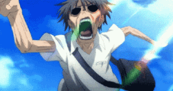 Creepy Anime Running Away Ayumu GIF