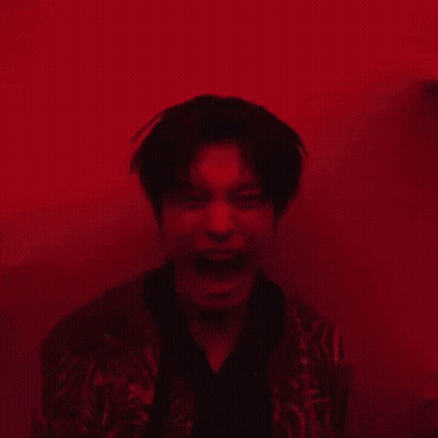 Creepy Baby Screaming In Trash GIF