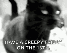 Creepy Cat Friday The 13th