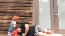 Creepy Chucky Death Prank GIF