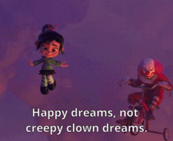 Creepy Clown Dreams GIF