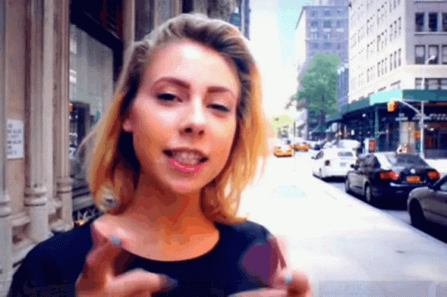 Creepy Doll With Choker Saying OMG GIF