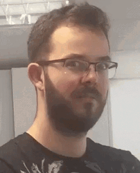 Creepy Guy Big Smile GIF