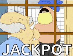 Creepy Guy Jackpot GIF