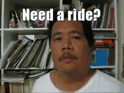 Creepy Guy Need A Ride GIF