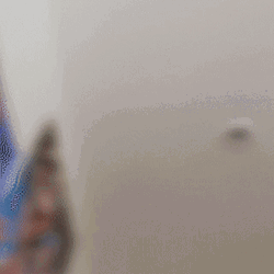 Creepy Guy Sneaks A Peek GIF