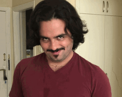 Creepy Guy Stare GIF