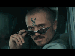 Creepy Guy Winking GIF