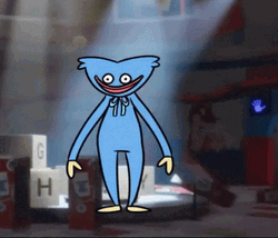 Creepy Huggy Wuggy Animation GIF