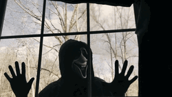 Creepy Man On Friday 13Th Outside The House GIF