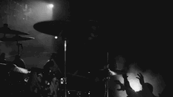 Creepy Scary Man Face Paint Rimshot GIF